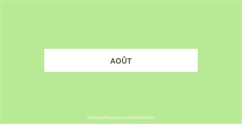 aout meaning